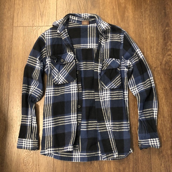 Vintage Blue Flannel - Picture 1 of 2